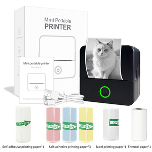 <span class=keywords><strong>Imprimante</strong></span> thermique de poche X6 directe d'usine, prend en charge la connexion sans fil <span class=keywords><strong>au</strong></span> téléphone, impression d'étiquettes photo, notes d'étude pour enfants, bricolage - Product Image 1