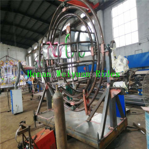Trailer-<span class=keywords><strong>Borne</strong></span> Portable Gyro Ball Thrill Emocionante Adulto Mecánico Gyro Custom Amusement Ride - Product Image 5