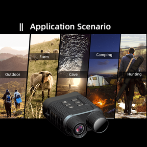 야외 야간 색상 실제 4K 비디오 야생 동물 사냥 범위 야간 투시경 쌍안 고글 300m 범위와 5X 줌 - Product Image 6