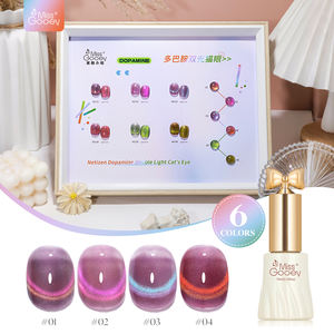 Miss Gooey 10ml Cat Eye Gel Polish Semi Permanent Soak Off Rainbow Magnetic Glitter Nail Gel Polish UV Gel Vernis pour <span class=keywords><strong>manucure</strong></span> - Product Image 3