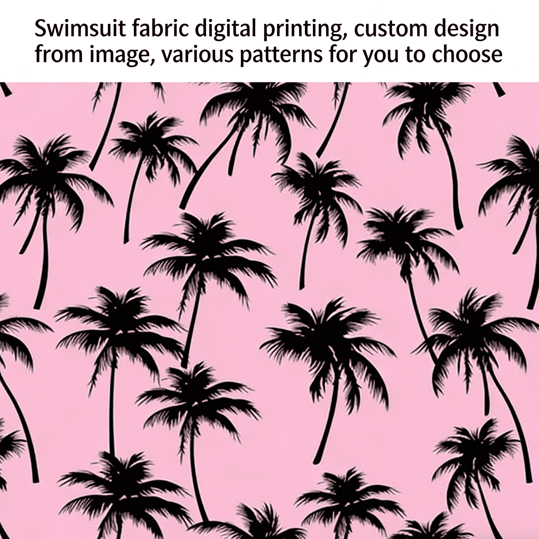 Custom Eco-Friendly Solids Digital Printing Knitted Polyester Fabrics for Swimwear & Functional Apparel Waterproof Make-To-Order