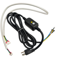Câble d'alimentation pour distributeur automatique OEM ODM avec prise US et interrupteur de protection contre les fuites