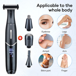 4in1 <strong>Rechargeable</strong> Electric Trimmer For Face Body Waterproof USB <strong>Shaver</strong> &amp; Epilator For Women Men Painless Facial Hair Removal - Product Image 3