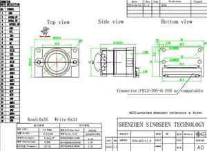 IMX462 H.264 STARVIS 1080P Module de caméra d'interface MIPI Ultra faible luminosité avec objectif de carte 2.1mm 120FPS caméra d'action FHD grand Angle - Product Image 6