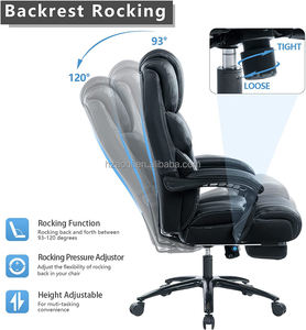 Ghế văn phòng da PU cao cấp giá rẻ bán chạy năm <span class=keywords><strong>2026</strong></span>, ghế chơi game hiện đại với đệm dày và tựa chân - Product Image 2