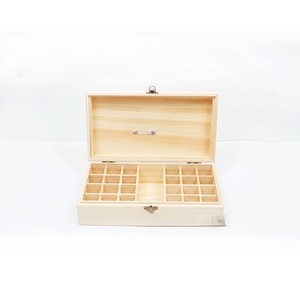 25-Ngăn hình chữ nhật bằng gỗ tinh dầu lưu trữ Hộp sơn mài kỹ thuật 5kg Tải công suất cho thực phẩm & nhà bếp tổ chức - Product Image 2