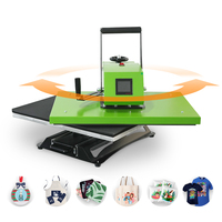 Mesin Heat Press dengan Laci Geser 16x20, Swing Away, untuk Sublimasi dan Pencetakan Kaos, Tekanan Tinggi 40 x 50, Transfer Panas