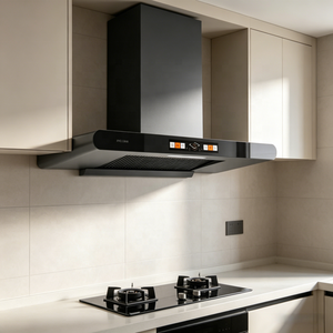 <span class=keywords><strong>Hotte</strong></span> de <span class=keywords><strong>cuisine</strong></span> noire pratique en forme de T avec commande tactile intelligente et aspiration <span class=keywords><strong>fine</strong></span> pour la cuisson quotidienne familiale - Product Image 1