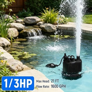 <span class=keywords><strong>Pompe</strong></span> à <span class=keywords><strong>eau</strong></span> submersible 1/3 HP 1600 GPH, <span class=keywords><strong>pompe</strong></span> de puisard automatique avec interrupteur à flotteur pour piscines, étangs, jardins, sous-sols inondés - Product Image 3