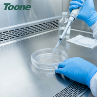 Boîte de Pétri de laboratoire TOONE-TW-150C stérile jetable en PS 100 mm avec couvercle pour culture de cellules microbiennes et bactéries en laboratoire