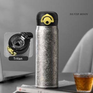 Camping Titanium Fles Voor Outdoor Draagbare Tumbler Grote Capaciteit Thermoskan Van Aangepaste Titanium Mok Led Thermos - Product Image 2