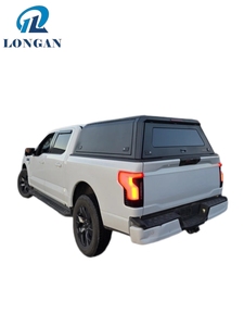 Robusta Copertura in Lega di Alluminio per Pickup a Doppia Cabina, Rimovibile, con Finestrini Scorrevoli Bloccabili e Barre sul Tetto - Product Image 5