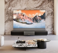Meuble TV laser intelligent 100 pouces avec écran de projection ALR UST, meuble de projecteur UST intelligent, meuble TV laser invisible