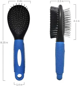 Reusable Pet Hair Brush 2-IN-1 Double Side Pet Hair Removal Brush Portable Two-Sided Pet Hair Brush For Dog Cat From Laundry