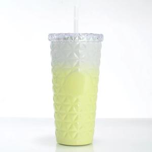 Nuevo termo creativo para coche <span class=keywords><strong>de</strong></span> 700 ml, <span class=keywords><strong>de</strong></span> acero inoxidable 304, con diseño <span class=keywords><strong>de</strong></span> diamante doble y succión tipo rejilla. - Product Image 2