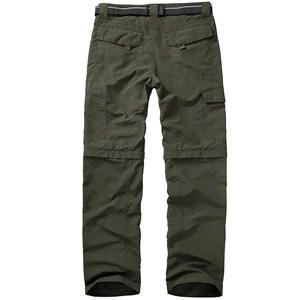 Vêtements décontractés multi-poches de qualité supérieure à la mode Pantalons cargo convertibles pour hommes Pantalons cargo slim personnalisés pour hommes - Product Image 2