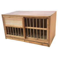 Cage de reproduction en bois à porte coulissante pour pigeons, nichoir européen pour pigeons de course et colombiers