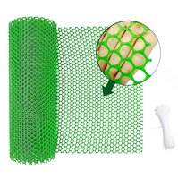 Clôture en treillis métallique en plastique noir pour volaille chiens lapin serpent barrière et jardinage treillis métallique de poulet en plastique Durable