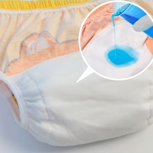 Popok Celana Latihan Bayi dari Katun Muslin yang Menyerap, Celana Popok dengan Gambar Kartun untuk Anak Perempuan dan Laki-laki, Pakaian Dalam untuk Belajar Menggunakan Toilet - Product Image 3