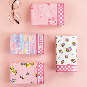 Slip da Uomo Rosa con Stampa Personalizzata, Logo Personalizzabile, Slip a Vita Media con Motivi Cartoon, Slip alla Moda in Cotone - Product Image 2