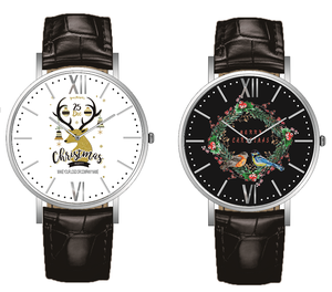 Conjunto de Relojes de Cuarzo de Lujo para Pareja, 2 Piezas, Relojes de Pulsera de Cuero para <span class=keywords><strong>Hombre</strong></span> y Mujer, Caja de Regalo, Regalo de Navidad - Product Image 2