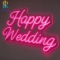 Enseignes néon LED « Better Together » pour décoration événementielle, logo mural néon acrylique personnalisé pour mariage et anniversaire