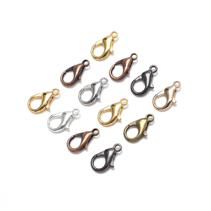 Zhubi 5X10 6X12 8X14MM Zinc <strong>Alloy</strong> <strong>Lobster</strong> Clasp DIY Accessories Parrot Trigger Clasps Metal Silver Charms for <strong>Jewelry</strong> Making - Product Image 3