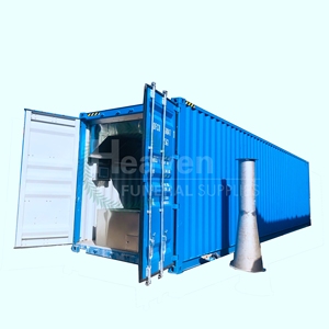Máquina de cremación humana sin humo estilo americano Heaven, equipo de cremación funeraria de cremación de muerte por virus - Product Image 2