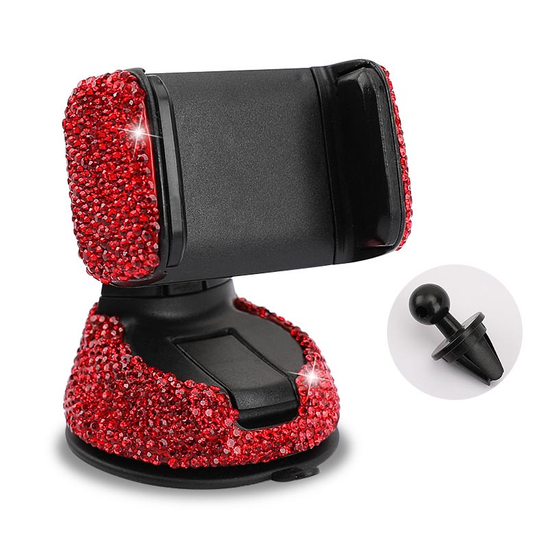 Универсальный Регулируемый держатель для телефона, со стразами