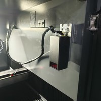 Machine de découpe laser à fibre de bureau 4040 pour la découpe laser de tôles non métalliques et métalliques, équipement de découpe laser haute vitesse