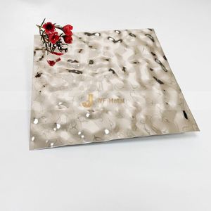 EX111 SS 201 Colored Stainless Steel Plate Ceiling <b>Panels</b> 300 Series Water Ripple Wall <b>Panel</b> 304 316 Custom Cut Processing - Product Image 3