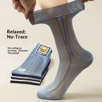 Chaussettes mi-longues pour hommes, style business, été, fines, sans coutures, confortables, décontractées, 799.