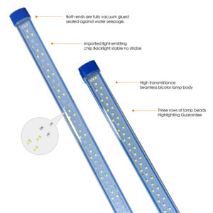 220V Waterdichte <span class=keywords><strong>Led</strong></span> Lamp Voor Vierkante Vijver <span class=keywords><strong>Aquarium</strong></span> Duurzaam Blauw Metaal Gemakkelijk In Te Pakken Plastic Doos Inbegrepen - Product Image 4