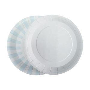 ZY emballage assiettes alimentaires anti-graisse alimentaire jetable facile à emporter plateaux à tarte stockage de boulettes pliant jetable déjeuner repas <span class=keywords><strong>assiette</strong></span> - Product Image 3