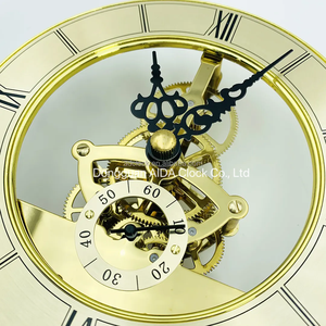 126mmラグジュアリーローマンヴィンテージダイヤルスケルトンクロックインサートムーブメントスケルトン時計パーツクリスタルクロックヘッドメタルメカニズム - Product Image 3