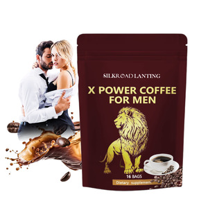 OEM ODM Starker Mann Power Energy Schwarzer Kaffee Tongkat Ali Maca Instant Kaffee Sex Produkt für Erwachsene Männer und Frauen Sex - Product Image 1