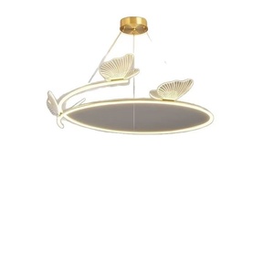 Lampada a Sospensione Moderna a Forma di Farfalla con Altezza Regolabile per Camera dei Bambini, LED ad Alto CRI 95, Struttura in Ferro e Acrilico, 60cm - Product Image 5