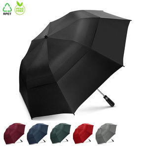 OVIDA Diamètre <span class=keywords><strong>130</strong></span> <span class=keywords><strong>cm</strong></span> Grande Taille Golf Voyage Publicité Promotionnelle Logo Personnalisé Imprime Coupe-Vent Automatique <span class=keywords><strong>Parapluie</strong></span> 2 Plis - Product Image 1