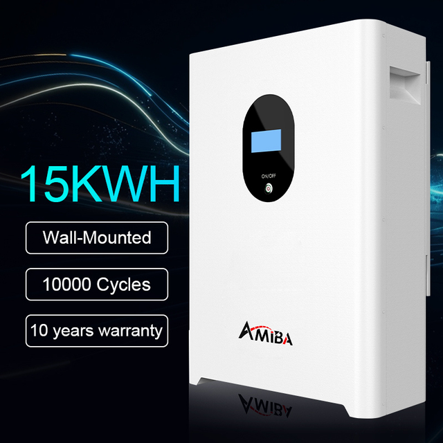 Powerwall 48V Solar Battery Energy Storage 51.2V 15Kw 10Kw 30Kw Wall Mount Lithium Ion Lifepo4 Battery Rechargeable Batteries