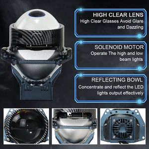 Proyector de Lente Bi-LED de 70W y 3 Pulgadas para Automóvil, Faro LED de Haz Único/Doble, H4 6000K, Impermeable, Súper Brillante, Alta Potencia, Venta al Por Mayor - Product Image 4