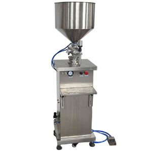 Machine de remplissage semi-automatique verticale pour bouteilles de gel, sauces, crèmes, confitures, lotions, shampoings et liquides - Product Image 2