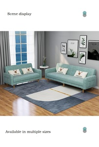 Sofá cama <span class=keywords><strong>de</strong></span> tela plegable para sala <span class=keywords><strong>de</strong></span> estar, moderno, sencillo, doble uso - Product Image 2