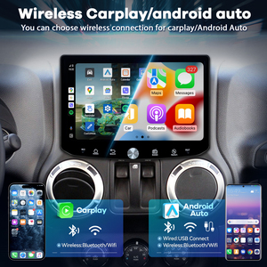 Qualcomm <span class=keywords><strong>Android</strong></span> 13 11.5 inch xe stereo với không dây Carplay DSP 5 gam Wifi <span class=keywords><strong>GPS</strong></span> Navigation cho Jeep Wrangler 2011 2012 2013-2017 - Product Image 5