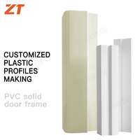 Profilé de cadre de porte en PVC expansé moderne, étanche, pour portes et fenêtres, sur mesure, extrudé, pour chambre à coucher, garantie 5 ans