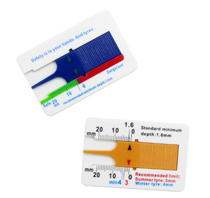 Plastic Loopvlakmeter 0-20Mm Nonius Diepte Remklauw Bandenpatroon Dieptemeter Draagbare Profielplaat Dieptemeter - Product Image 1