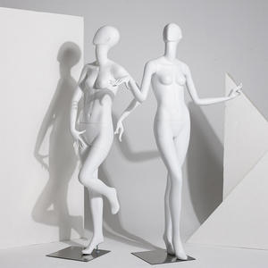 원청 제조사 샴페인 여성 섬유유리 패션 스포츠 전신 의류 디스플레이 마네킹 - Product Image 3