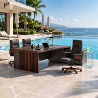 Chaise de bureau de direction pivotante de luxe à dossier haut, mobilier de bureau moderne, chaise de bureau de direction en cuir