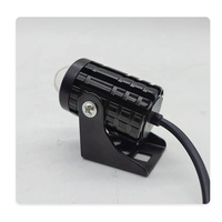 Phares de moto à LED avec lentille, feux de conduite, mini lampe de travail, phare antibrouillard, ampoule pour voiture, camion, SUV, ATV