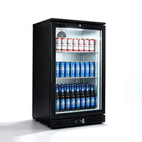 Mini-réfrigérateur de bar, réfrigérateur à boissons froides, réfrigérateur commercial à porte vitrée pour bière