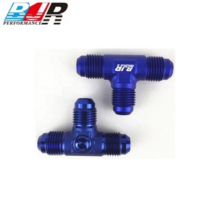 Bjr Nhôm Flare Tee T Mảnh Union Nối Nam Adapter Dầu Nhiên Liệu Hose End Biến Đổi Một Phụ Kiện - Product Image 6